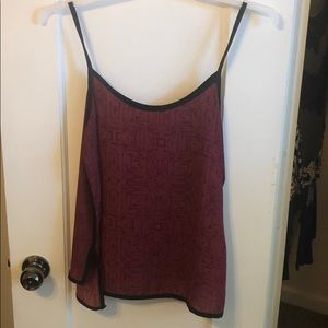 Harlowe & Graham Burgundy Tank